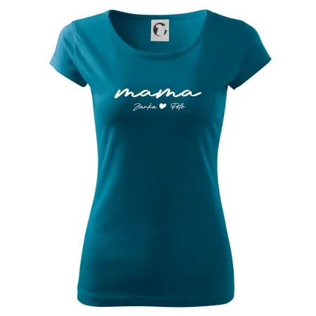 Mama - tričko menami deti písacie