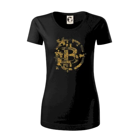 Logo bitcoin puzzle