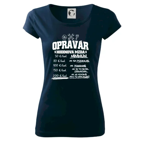 Hodinová mzda - opravár