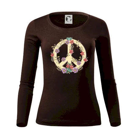 Peace symbol pieskový