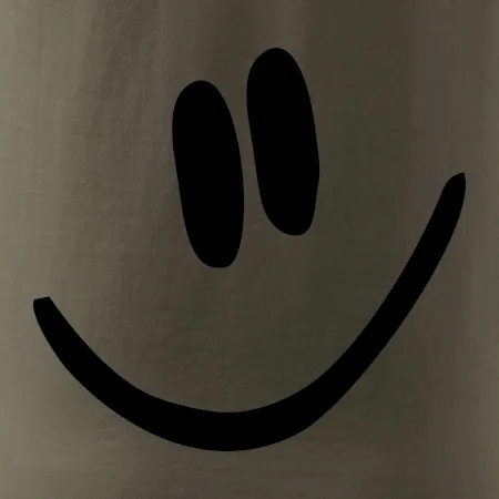 Emoji bez obrysu - usmev