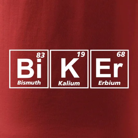 Biker - Tabuľka prvkov