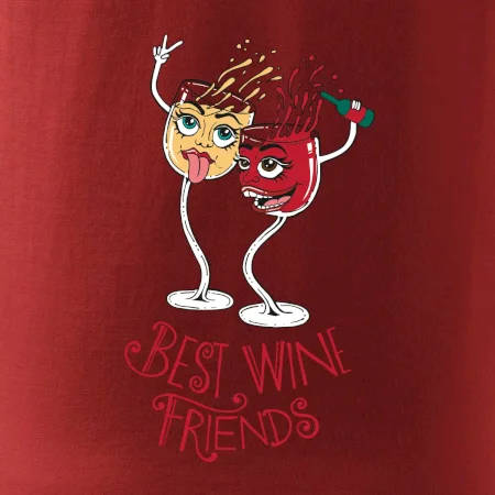 Best wine friends dancing (Pecka design)