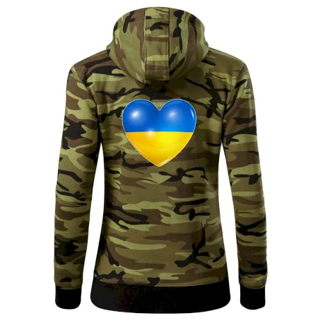 Ukrajina srdce vlajka