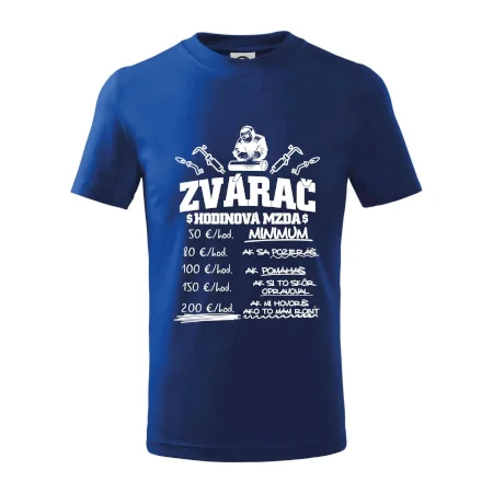 Hodinová mzda zvárač