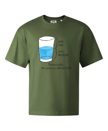 Technically, the glass is always full