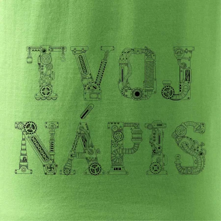 Steampunk vlastný nápis