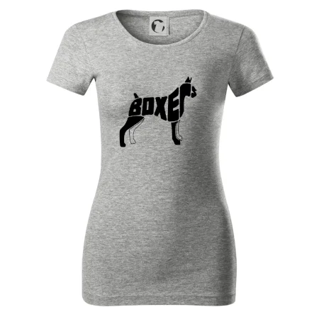 Boxer nápis v tele