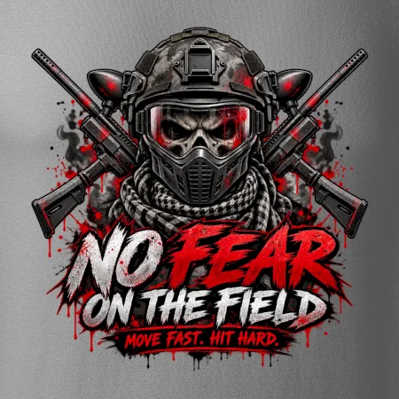 Lebka bojovníka – No Fear paintball