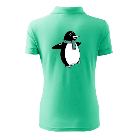 Tučniak so zeleným šálom