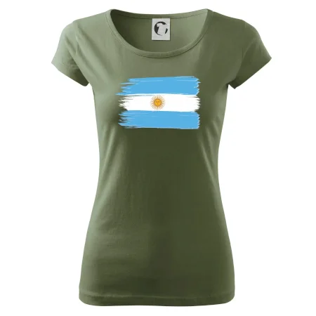 Argentína vlajka kreslená štetkou