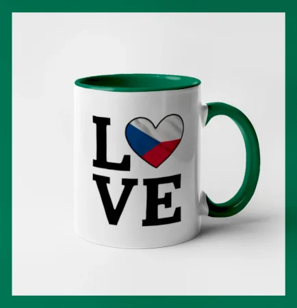 Love Česká vlajka