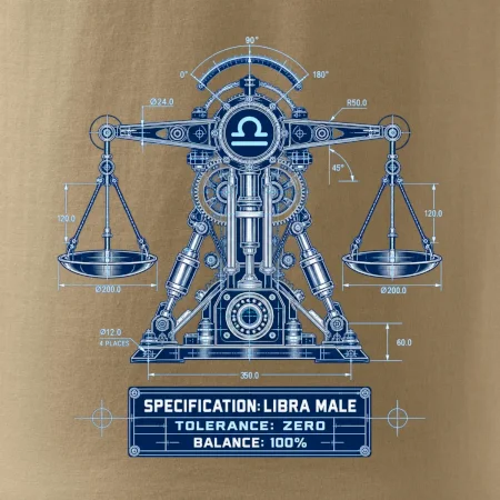 Váhy Engineering of Libra technický motiv