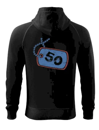 50 na krku štítok