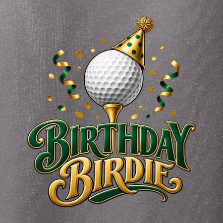 Narozeninové birdie s golfovým míčkem