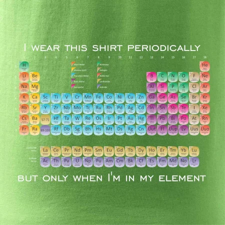 I wear this shirt periodically but only when I'm in my element