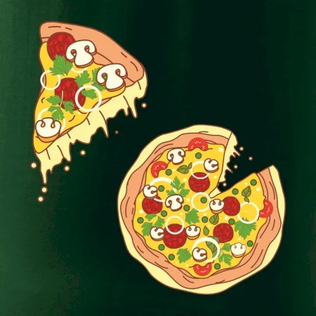 Pizza + Pizza kousek