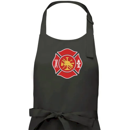 Fire department logo červené