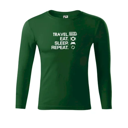 Eat sleep travel - Van
