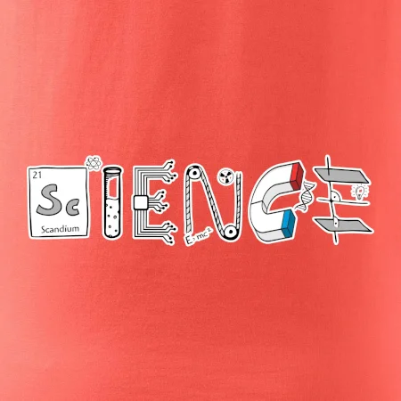 Science věda nápis