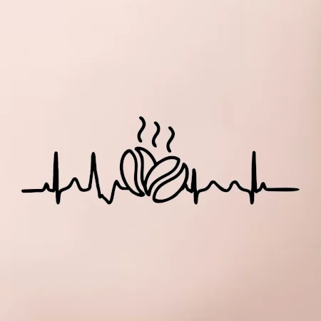 EKG zrná kávy