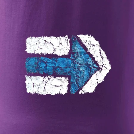 Párová turistická značka modrá