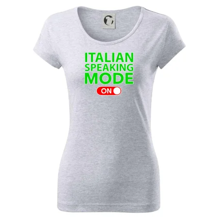 Italian speaking mode - ON