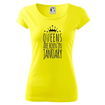 Queens are born in January