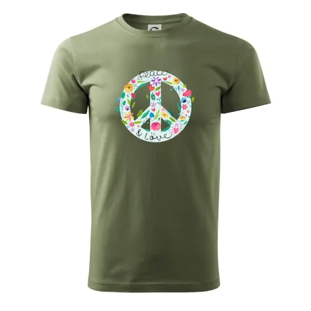 Peace and love symbol