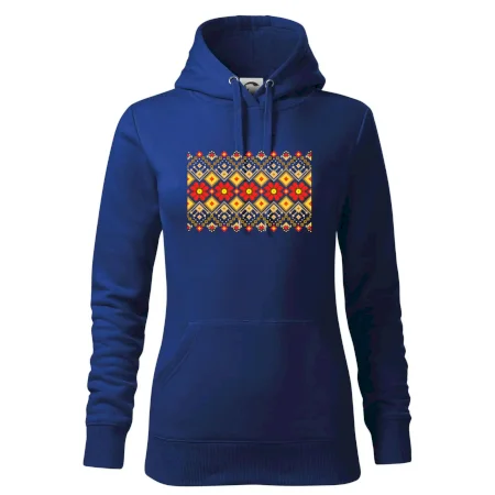 Ukrajinský vzor - Červené kvety