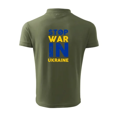 Farebný nápis Stop war in ukraine