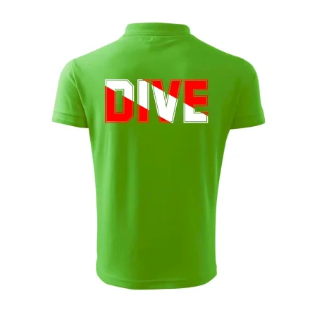 Dive nápis vlajka