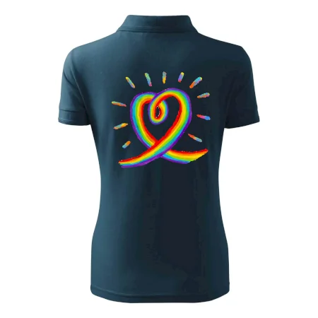 Srdce pride dúha kreslená