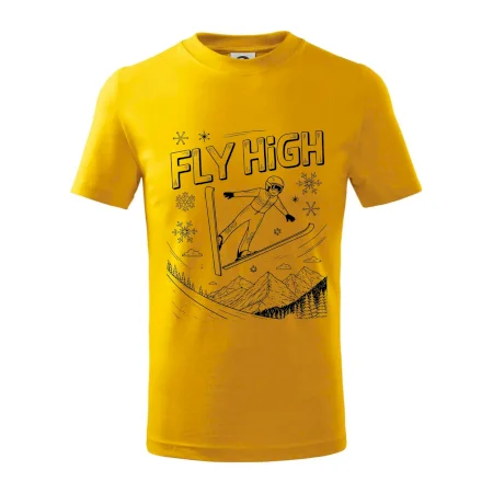 Čiernobiely skokan fly high