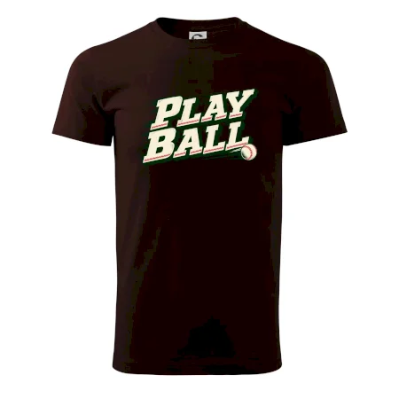 Play ball retro sportovní nápis