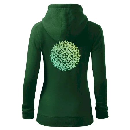 Mandala zelenožlutá