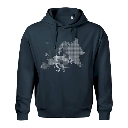Mapa Európy - srdce v Ukrajine