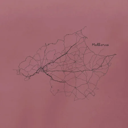 Mallorca - cestná mapa