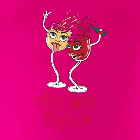 Best wine friends dancing (Pecka design)