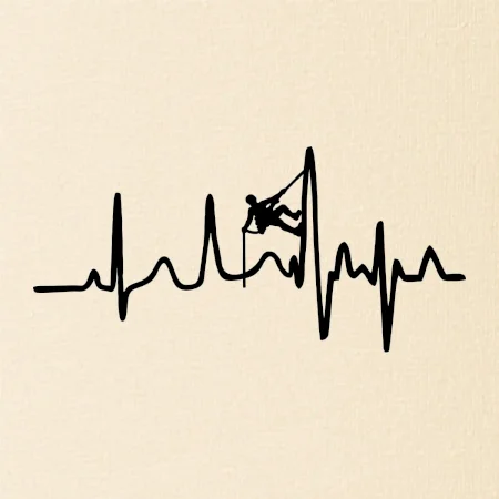 EKG horolezec