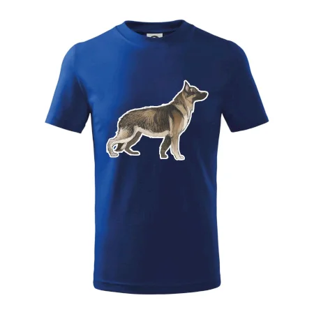 Nemecký ovčiak - hnedý kreslený