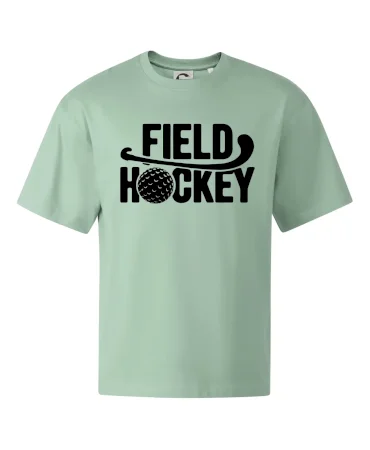 Field hockey loptička a nápis