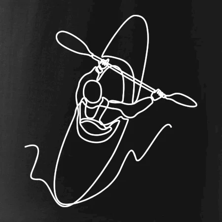 Kajak zhora jedným ťahom