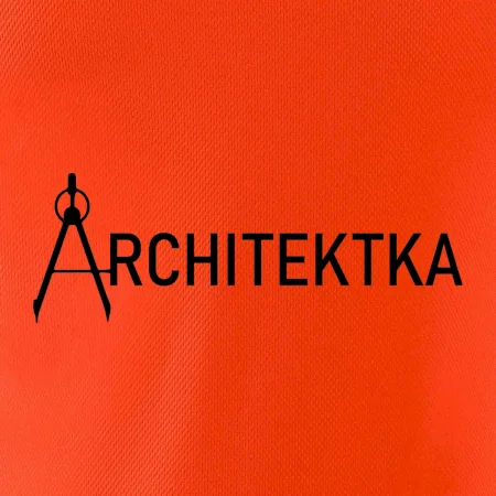 Architektka nápis