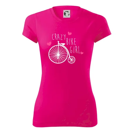 Crazy bike girl