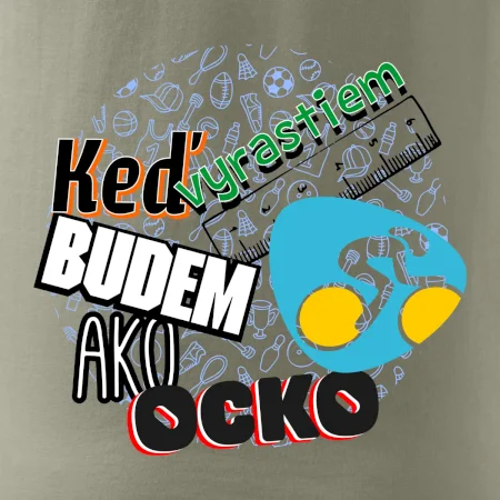 Keď vyrastiem budem ako ocko cestný bicykel