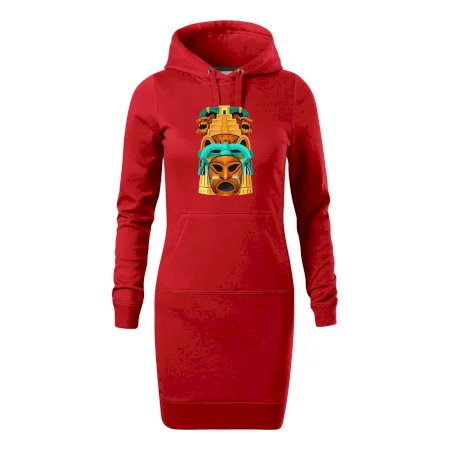 Mayová maska s pyramídou