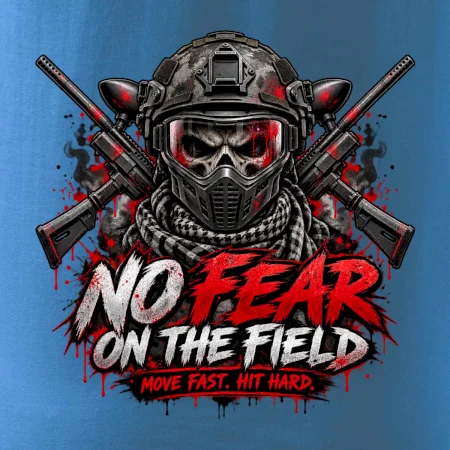 Lebka bojovníka – No Fear paintball