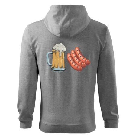 Pivo a klobása