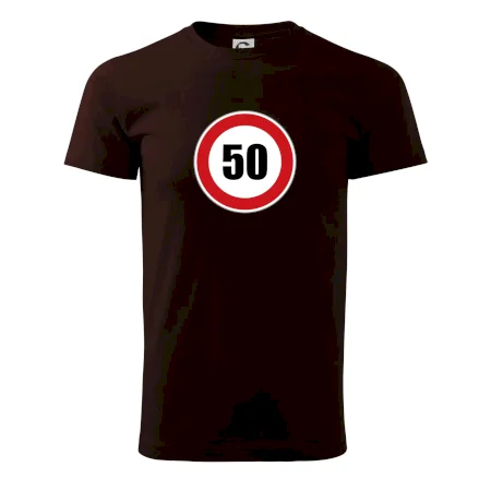 Dopravná značka - obmedzenie rýchlosti 50